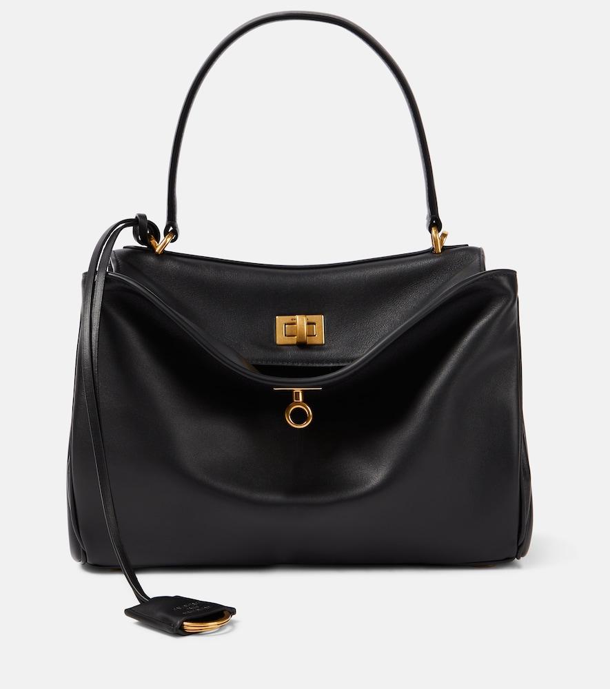 balenciaga rodeo small leather tote bag