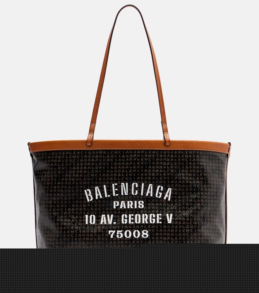 balenciaga select medium canvas tote bag