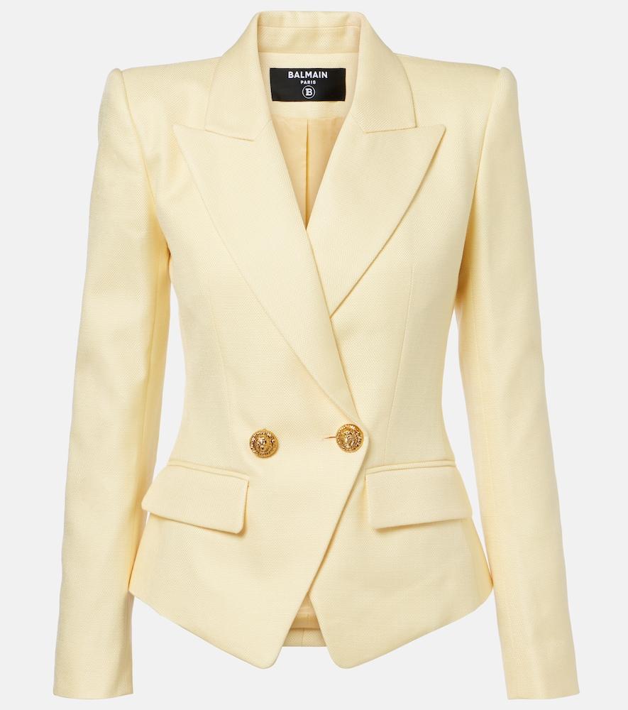 balmain double-breasted blazer