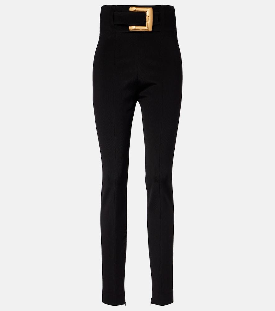 balmain high-rise slim pants