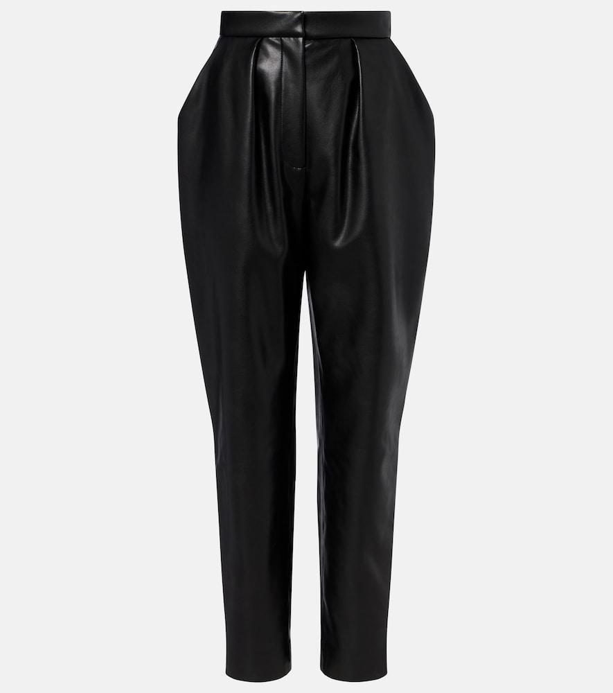 balmain high-rise tapered pants