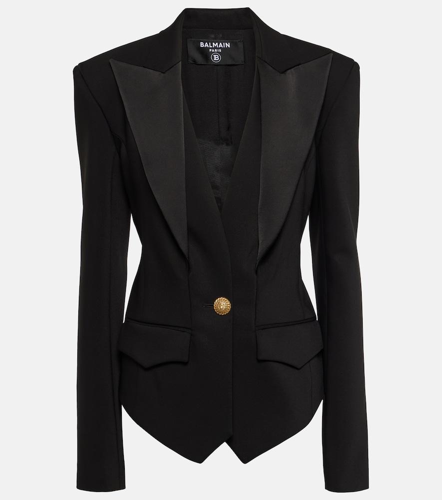 balmain single-breasted blazer