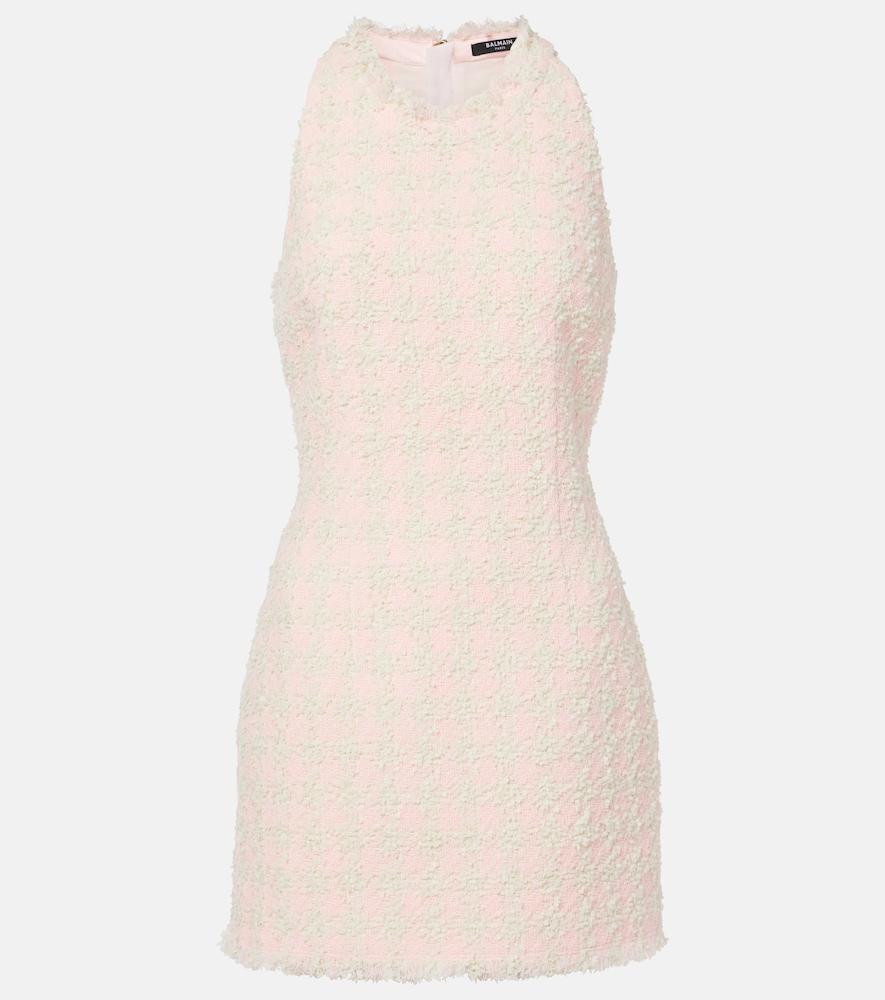 balmain tweed minidress