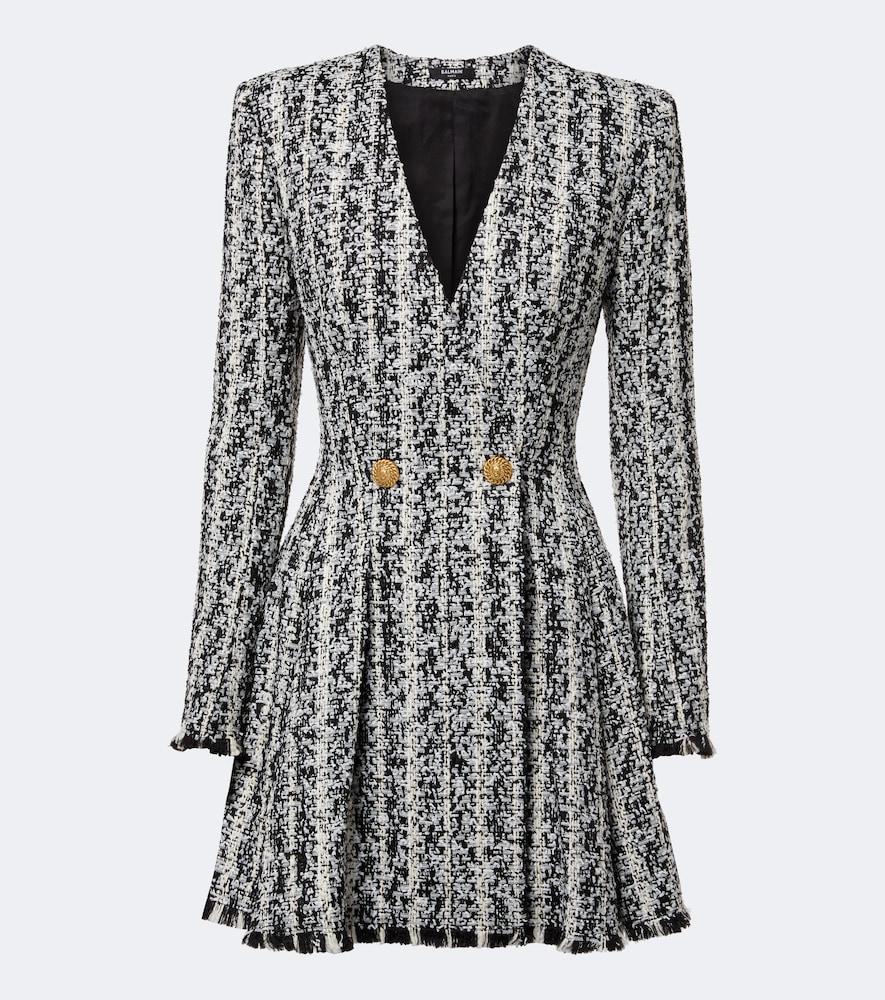 balmain tweed minidress