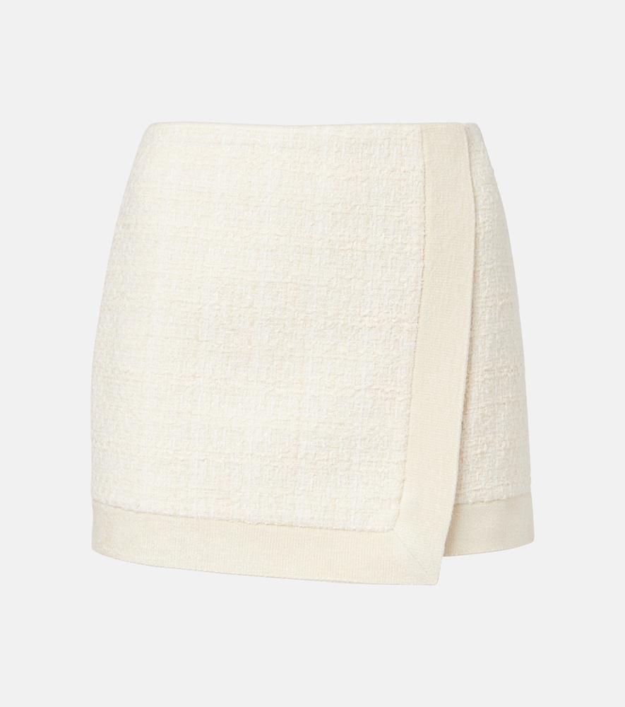 balmain tweed miniskirt