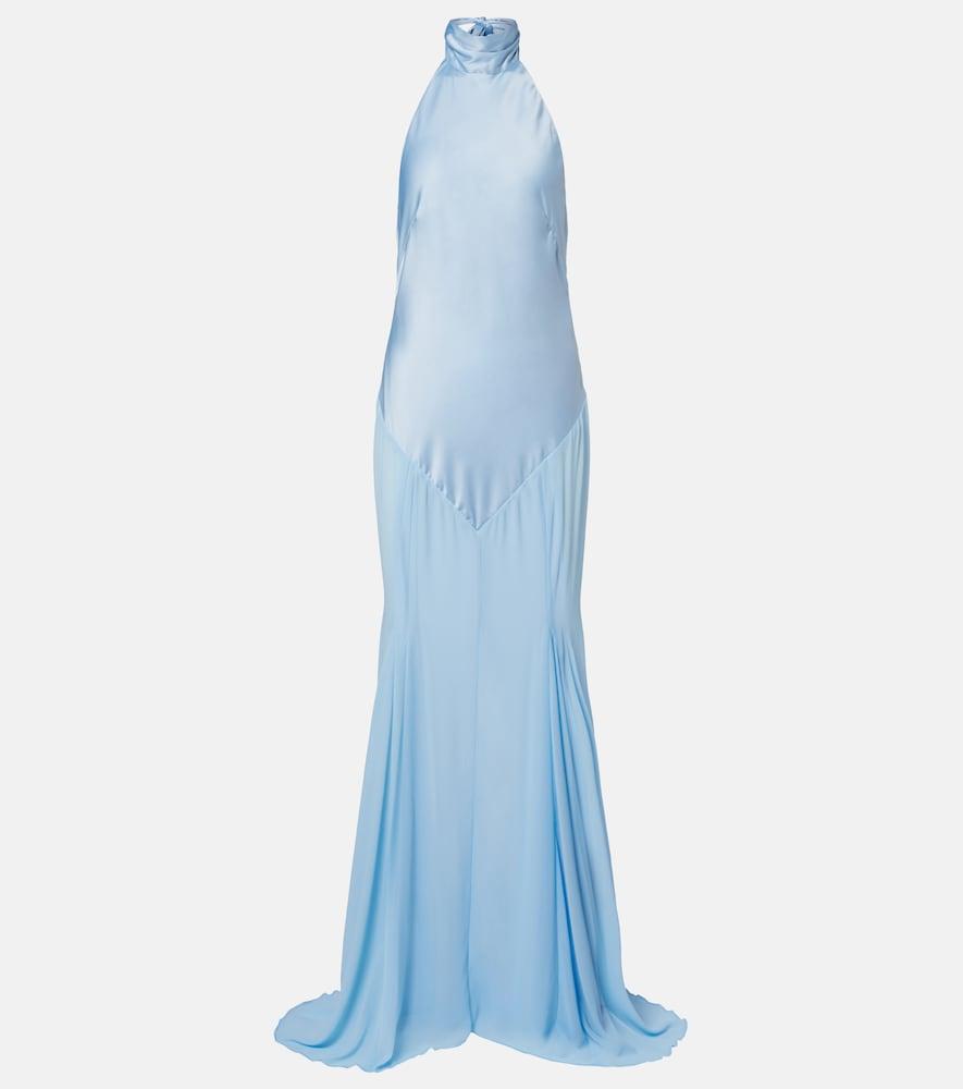 bananhot andrea halterneck maxi dress