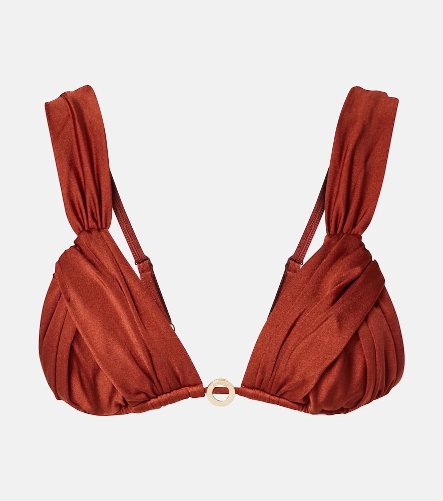 bananhot ari gathered bikini top