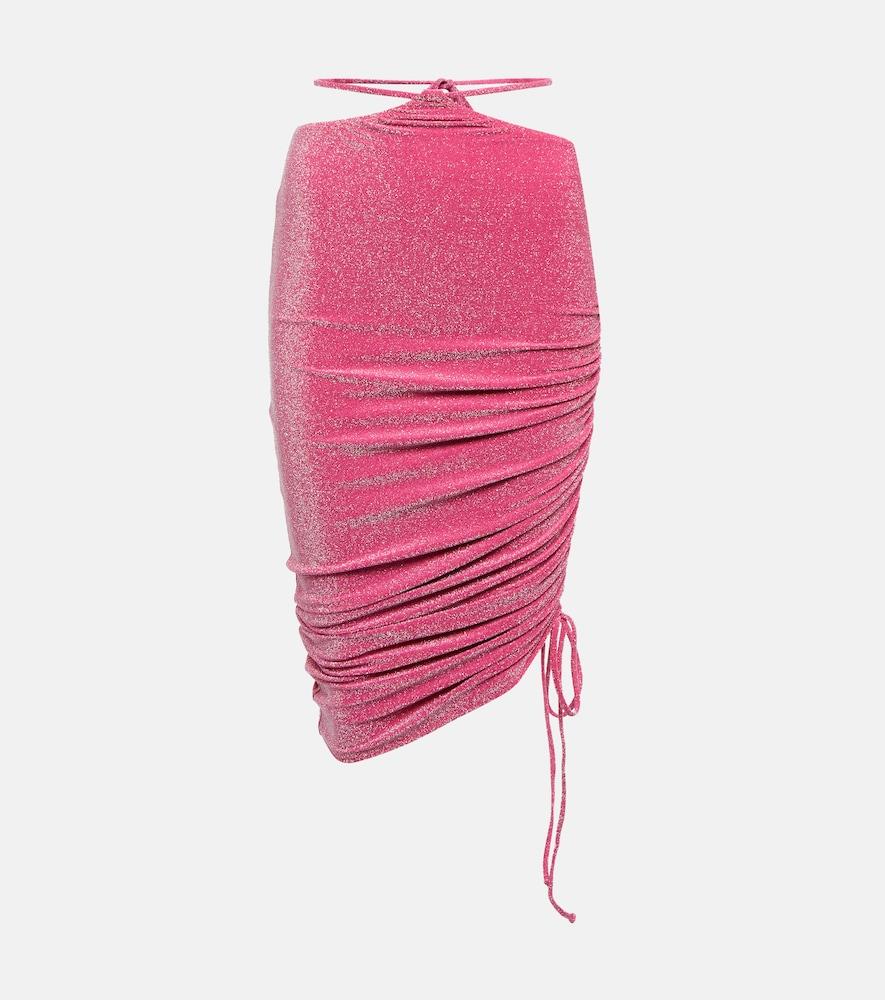bananhot ariel ruched midi skirt