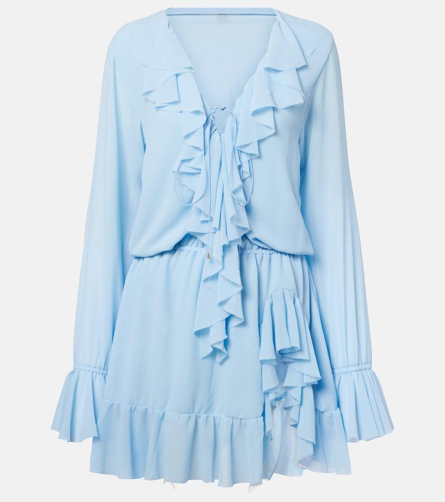 bananhot bellen ruffled minidress