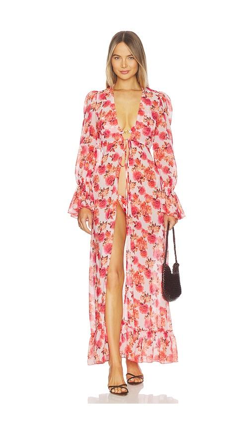 bananhot berta cover up in pink. - size m/l (also in xs/s)
