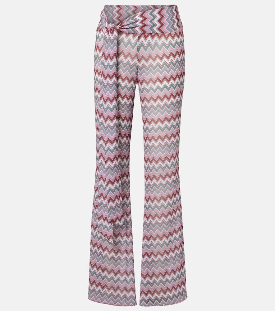 bananhot bowie chevron flared pants