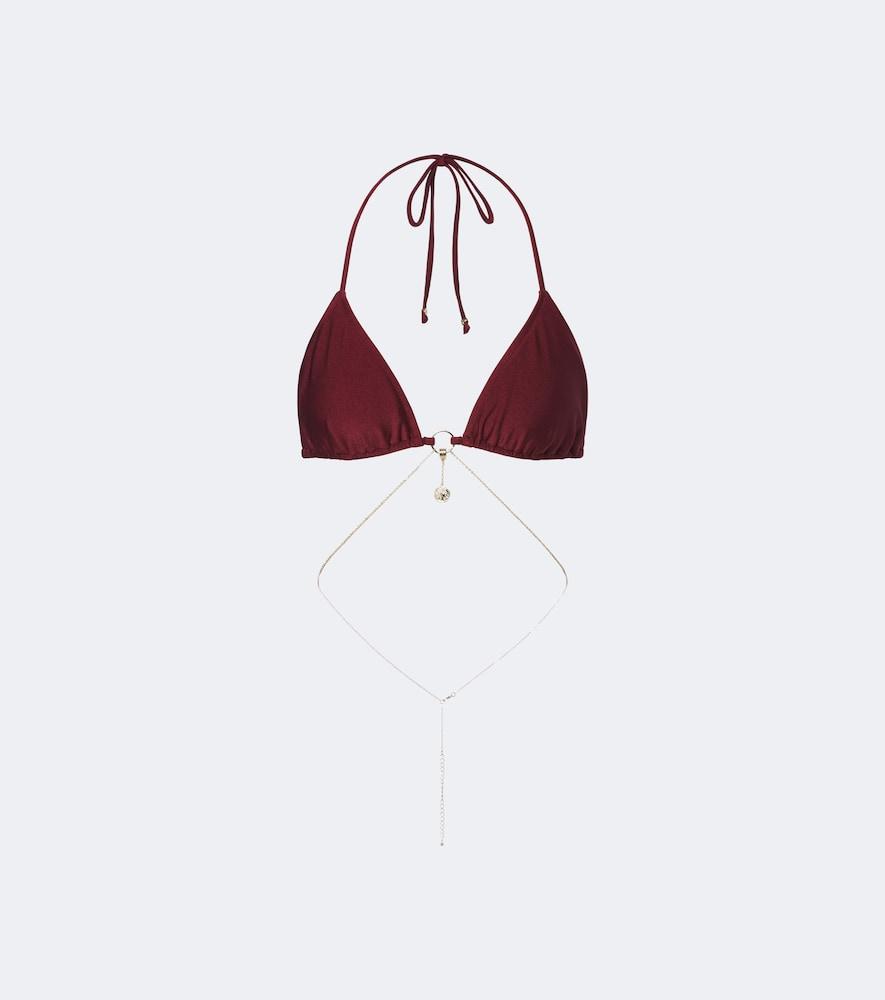 bananhot chain embellished bikini top
