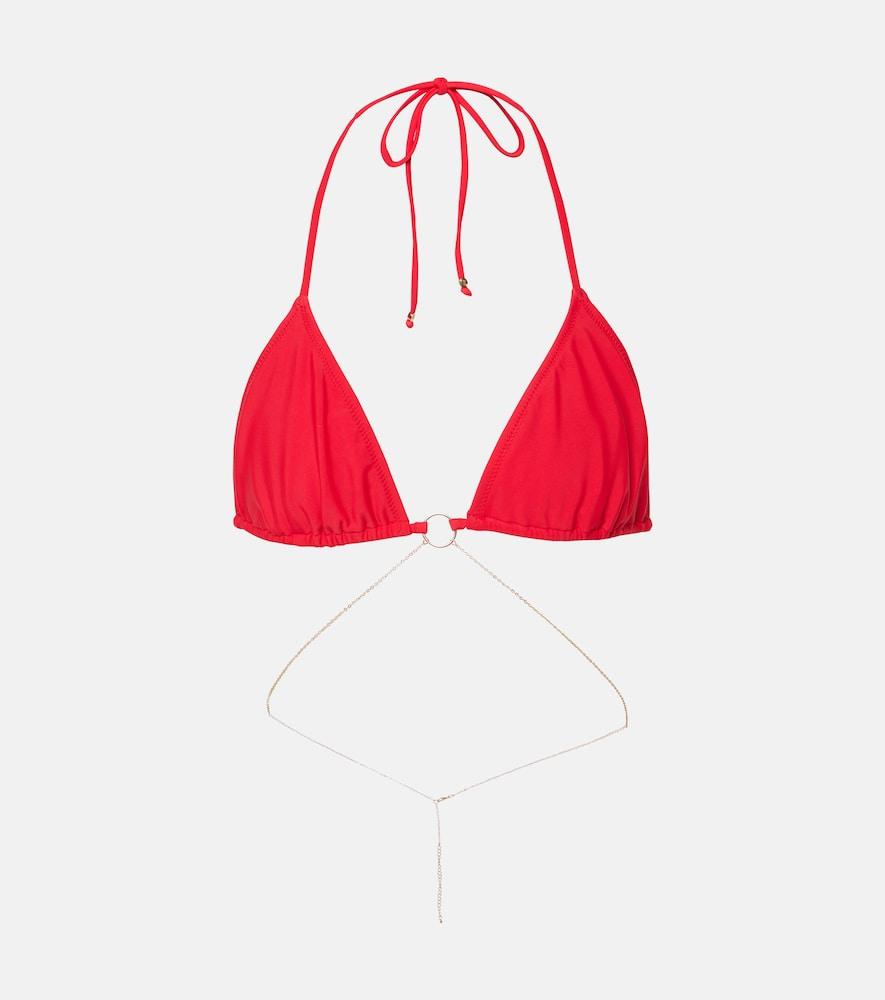 bananhot chain triangle bikini top