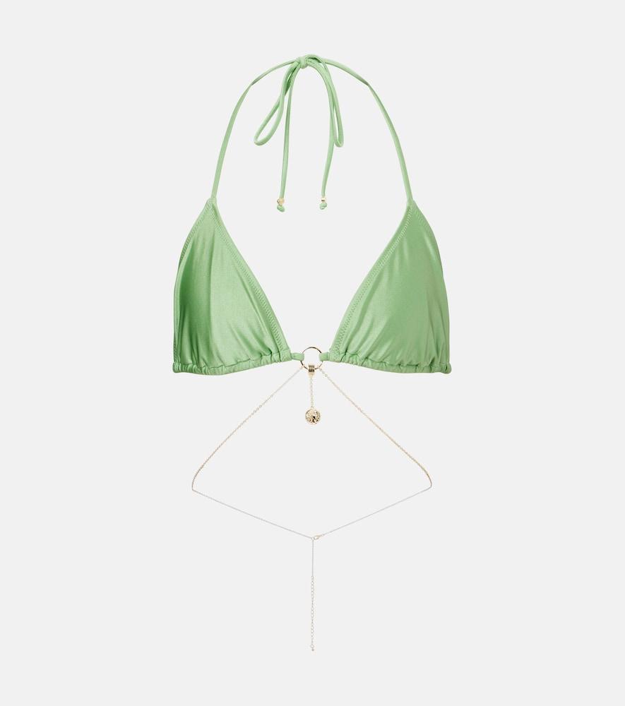 bananhot chain triangle bikini top