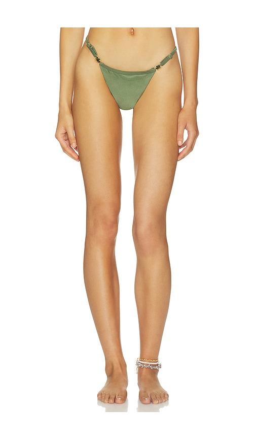 bananhot emi-lynn bikini bottom in olive. - size l (also in xs, s, m, xl)