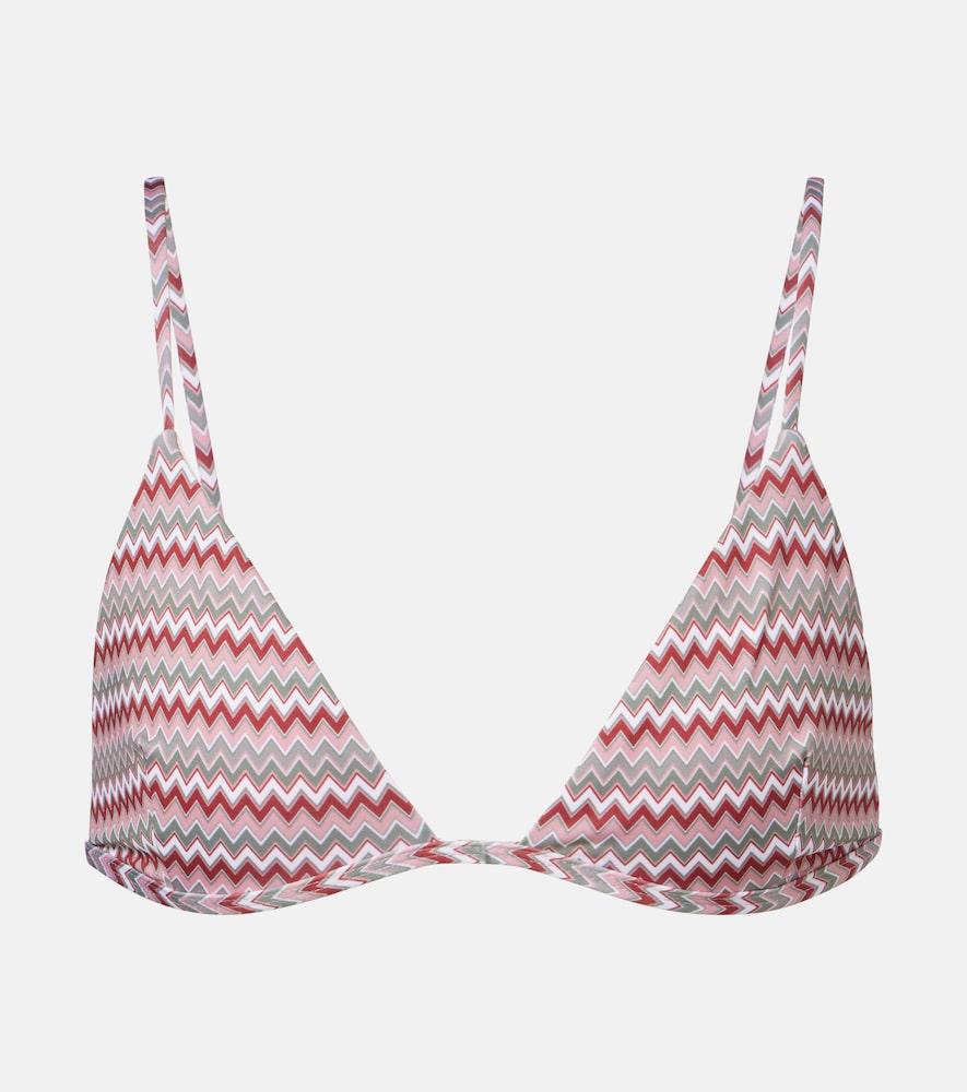 bananhot emilynn chevron bikini top