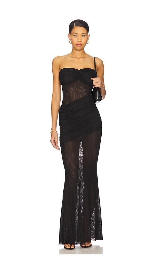 bananhot erica dress in black. - size m (also in s, xs)