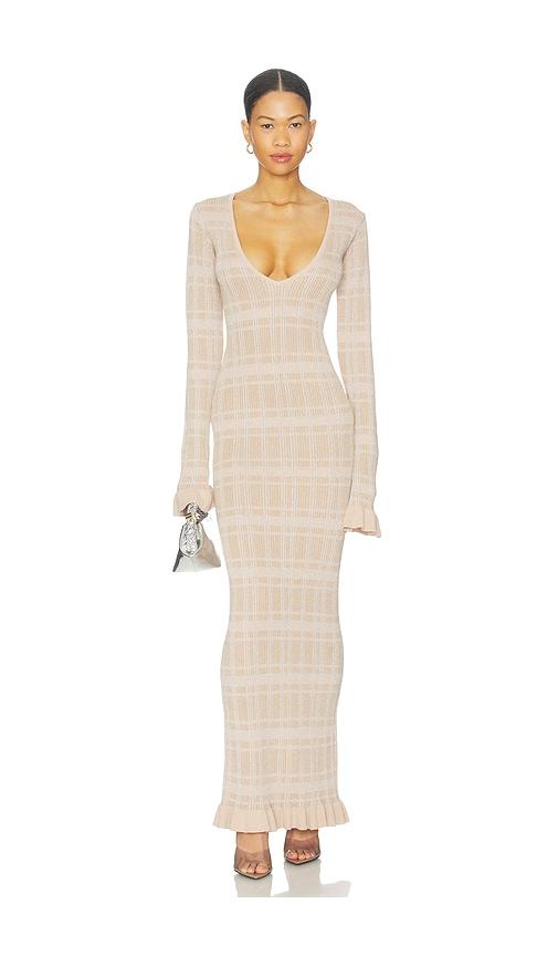 bananhot ether maxi dress in cream. - size m/l (also in xs/s)
