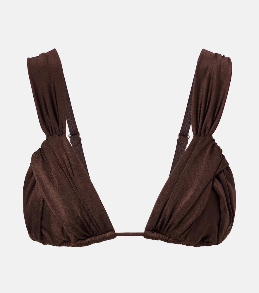 bananhot iris draped bikini top