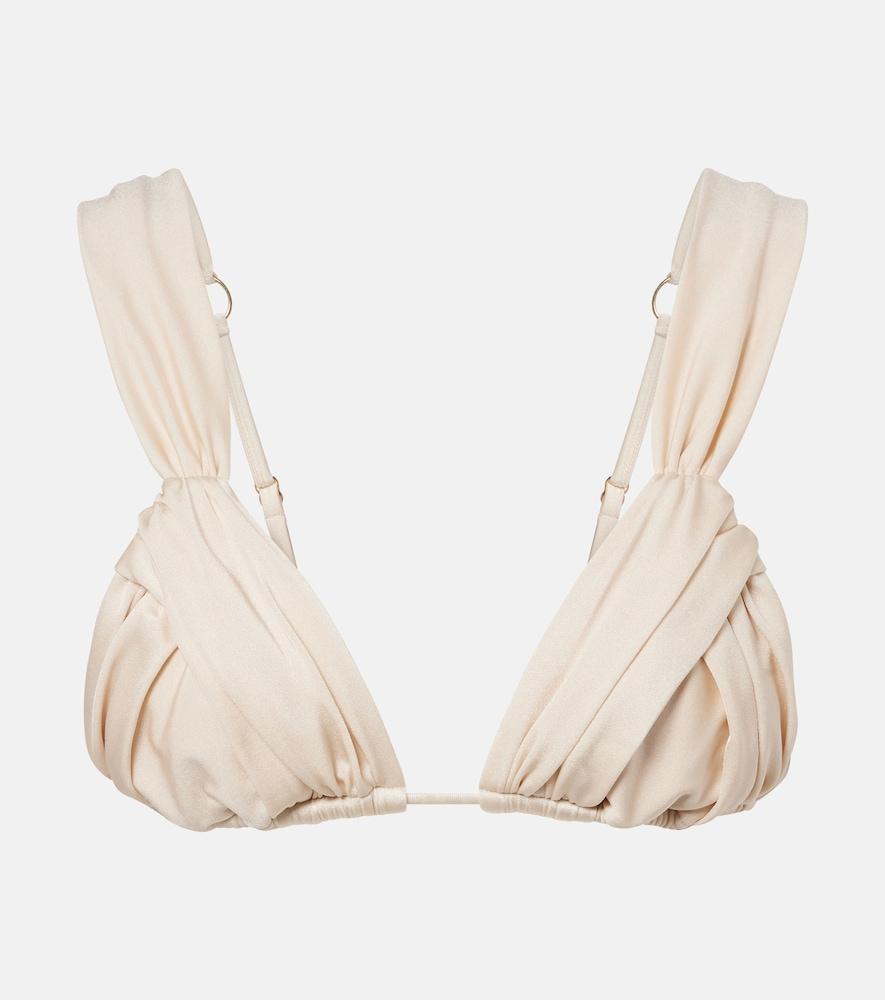 bananhot iris draped bikini top