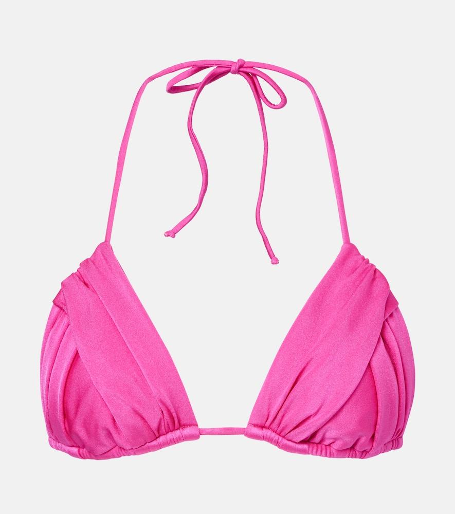 bananhot jasmin ruched triangle bikini top
