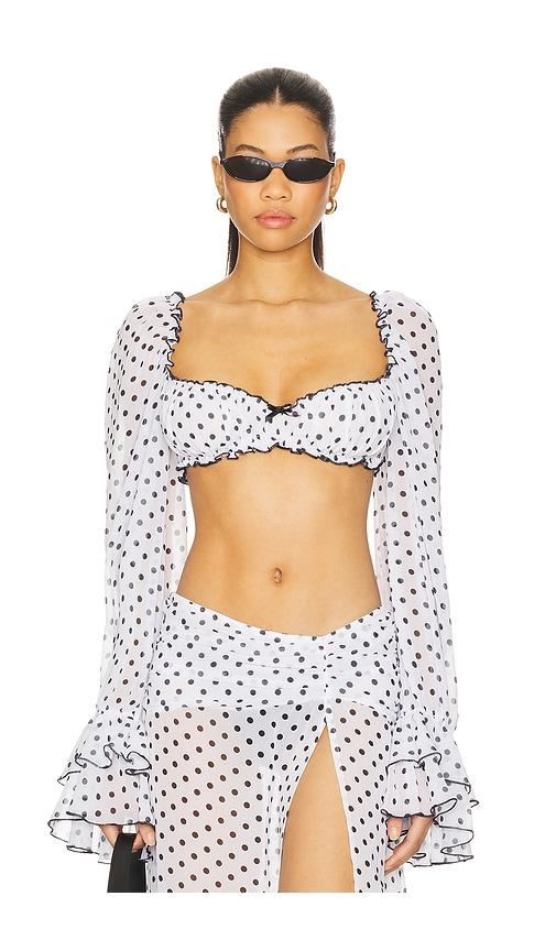 bananhot josie shirt in white. - size l (also in s, xs, m)