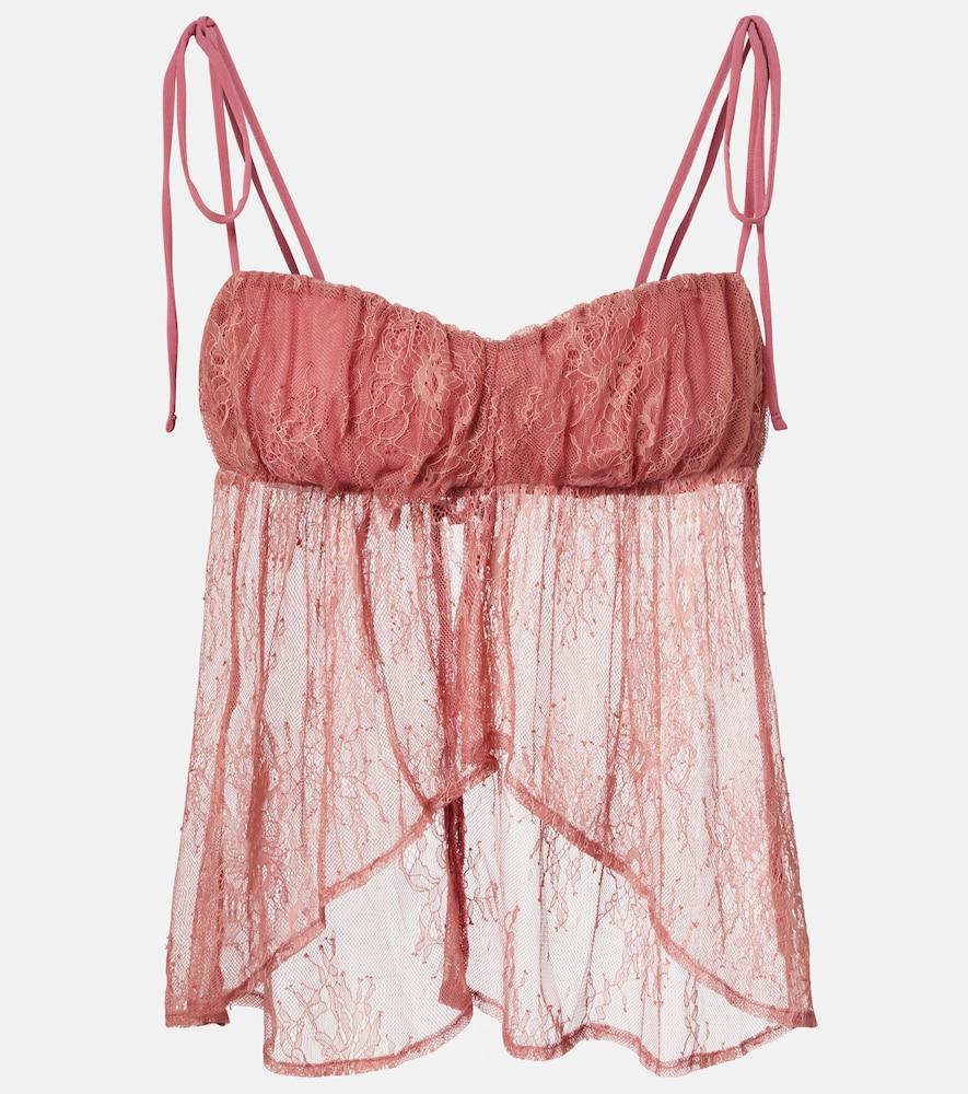 bananhot kendall lace crop top
