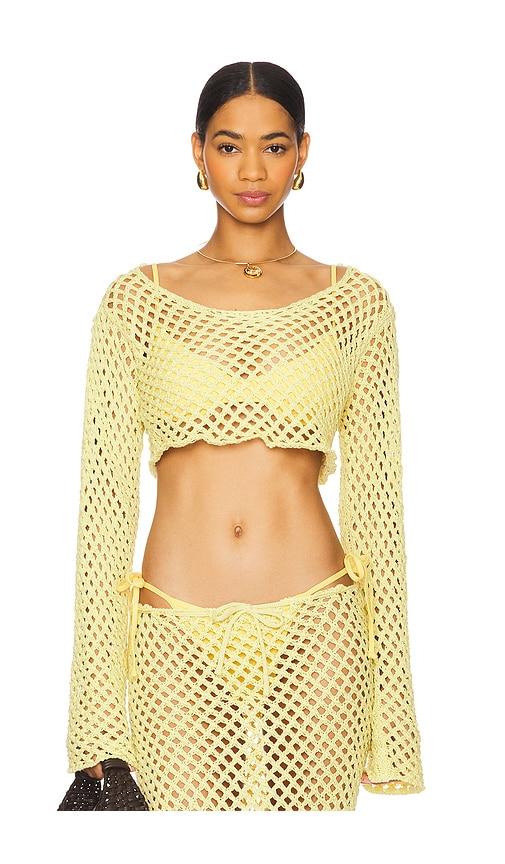 bananhot magen shirt in yellow. - size m/l (also in xs/s)