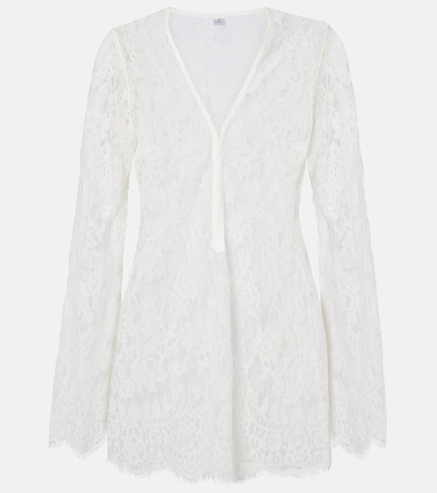 bananhot millie cotton-blend lace minidress