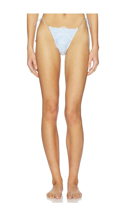 bananhot nina bikini bottom in blue. - size l (also in m)