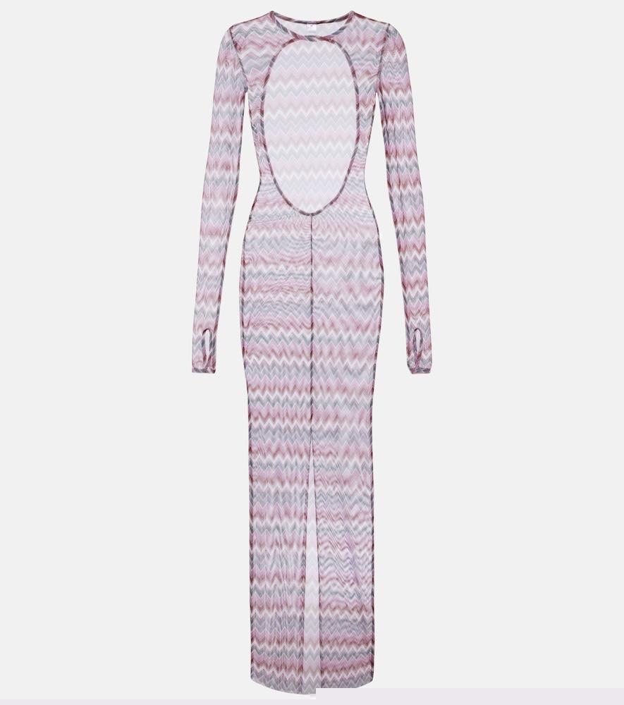 bananhot renne printed cotton maxi dress
