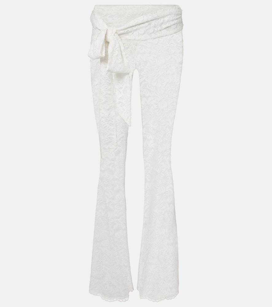 bananhot vecna sheer lace flared pants
