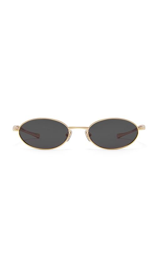 banbe the cruz sunglasses in metallic gold.