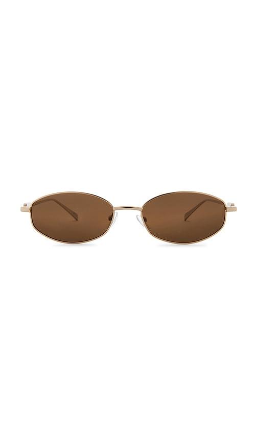 banbe the mila sunglasses in brown.