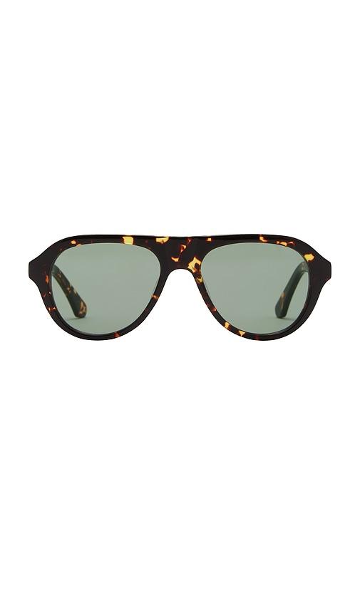 banbe the riley sunglasses in brown.
