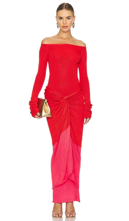 baobab amar dress in red. - size s (also in xs)