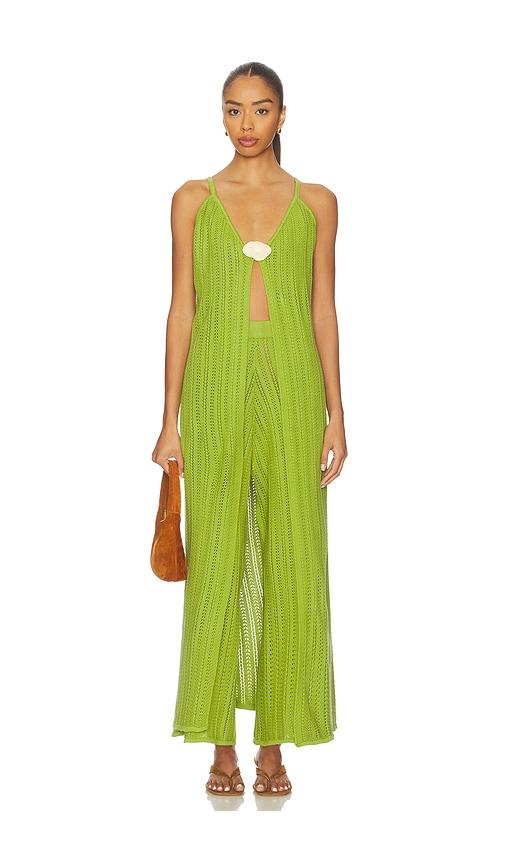 baobab clarissa top in green. - size l (also in m, s, xl, xs)