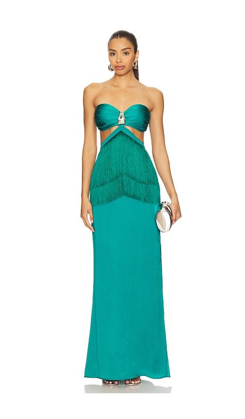baobab dua dress in green. - size m (also in s, xs)