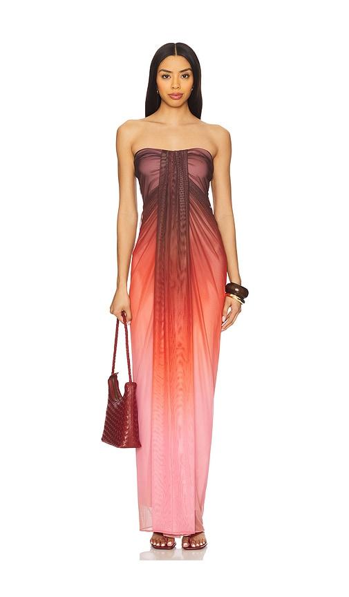 baobab lena dress in pink. - size l (also in m, s, xl, xs)