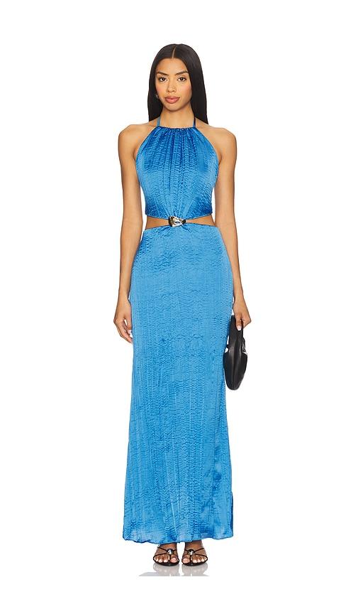 baobab lexi dress in blue. - size l (also in s, m, xl)