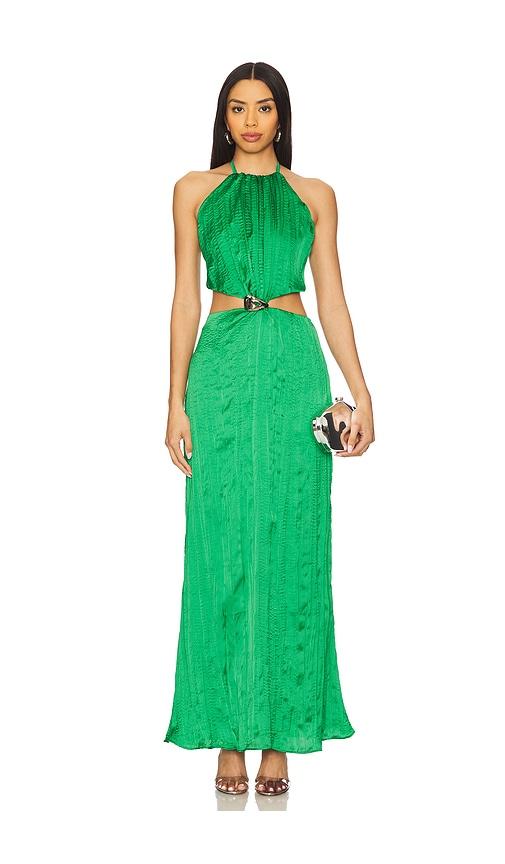 baobab lexi dress in green. - size l (also in xs, s, m)