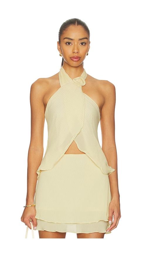 baobab lira top in yellow. - size l (also in m, s, xl, xs)