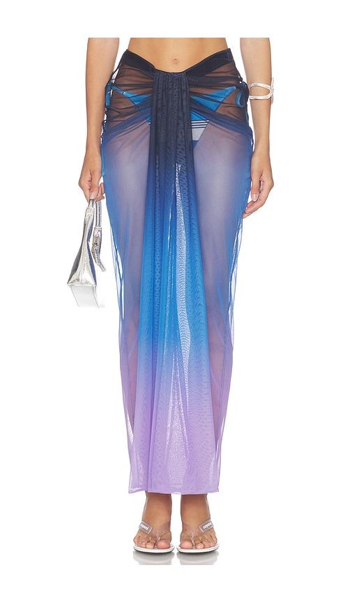 baobab nia maxi skirt in blue. - size l (also in xs, s, m)