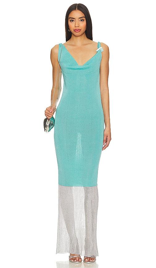 baobab sarai dress in teal. - size s (also in xs)