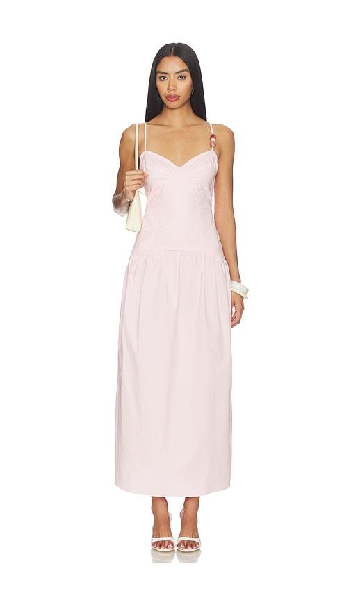 baobab simona maxi dress in pink. - size m (also in s)