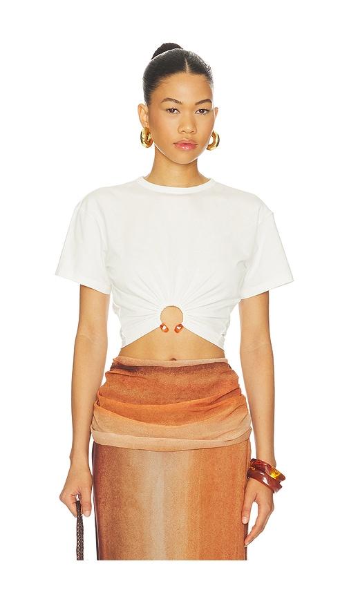 baobab tika shirt in white. - size m (also in s)