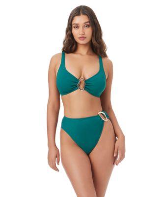 bar iii womens center of attention over the shoulder bralette bottoms