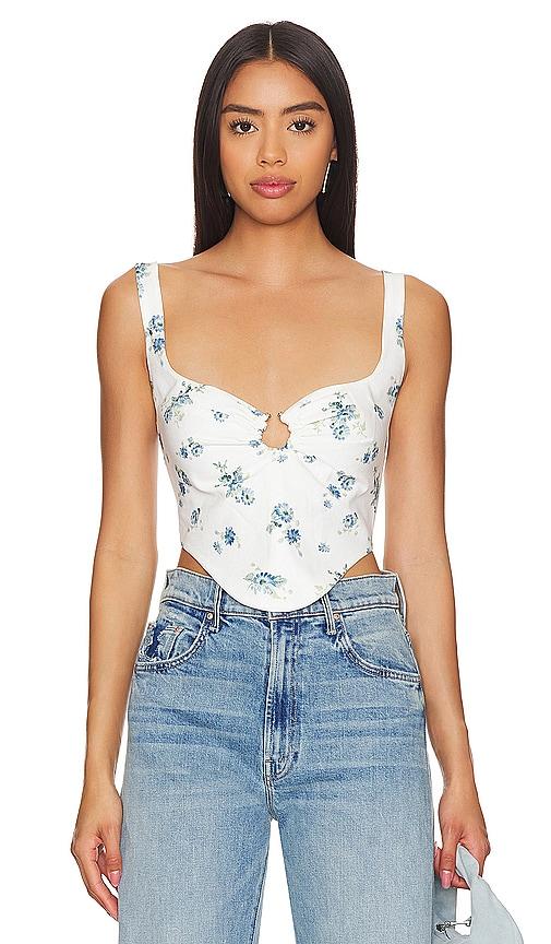 bardot cello bustier in white. - size 10 (also in 12)