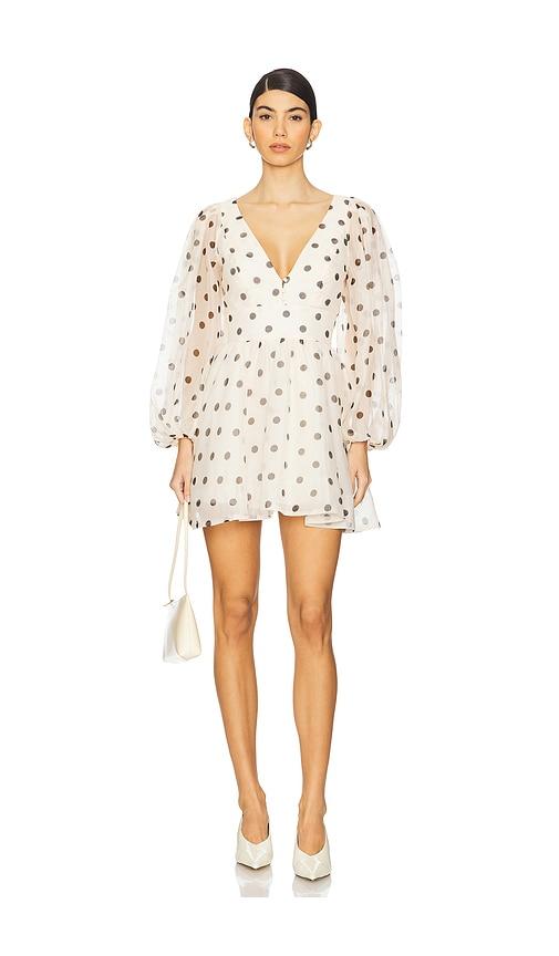 bardot eva mini dress in white. - size 2 (also in 4)
