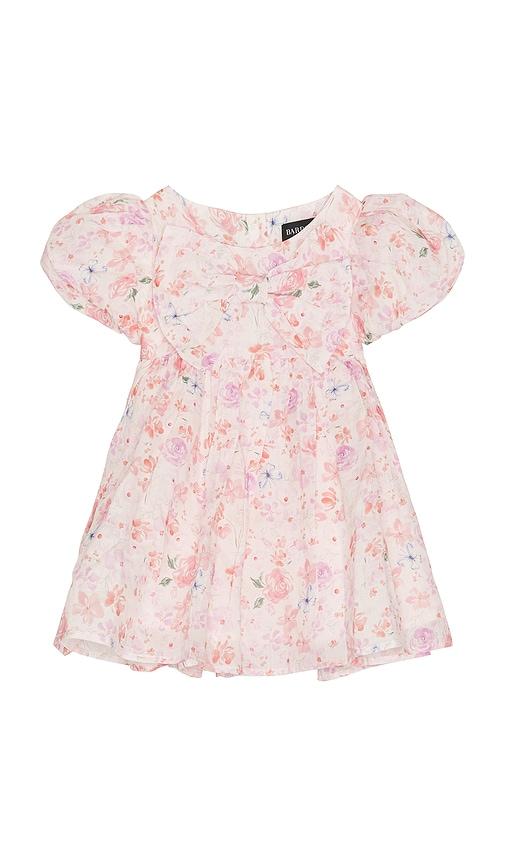 bardot junior mercer floral mini dress in pink. - size 12-18mo (also in 2yr, 3yr)